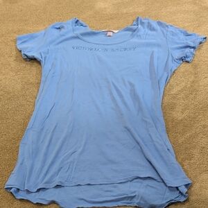 Victoria's Secret Light Blue Short Sleeve Top